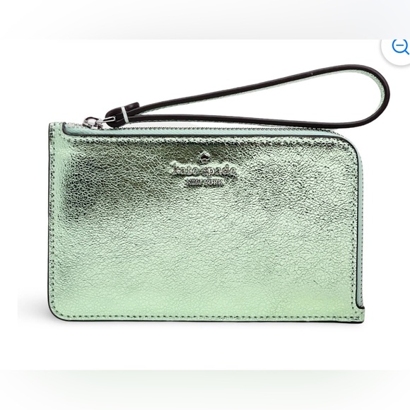 kate spade Handbags - Kate Spade NWT Lucy Metallic L Zip Wristlet - SOLD OUT